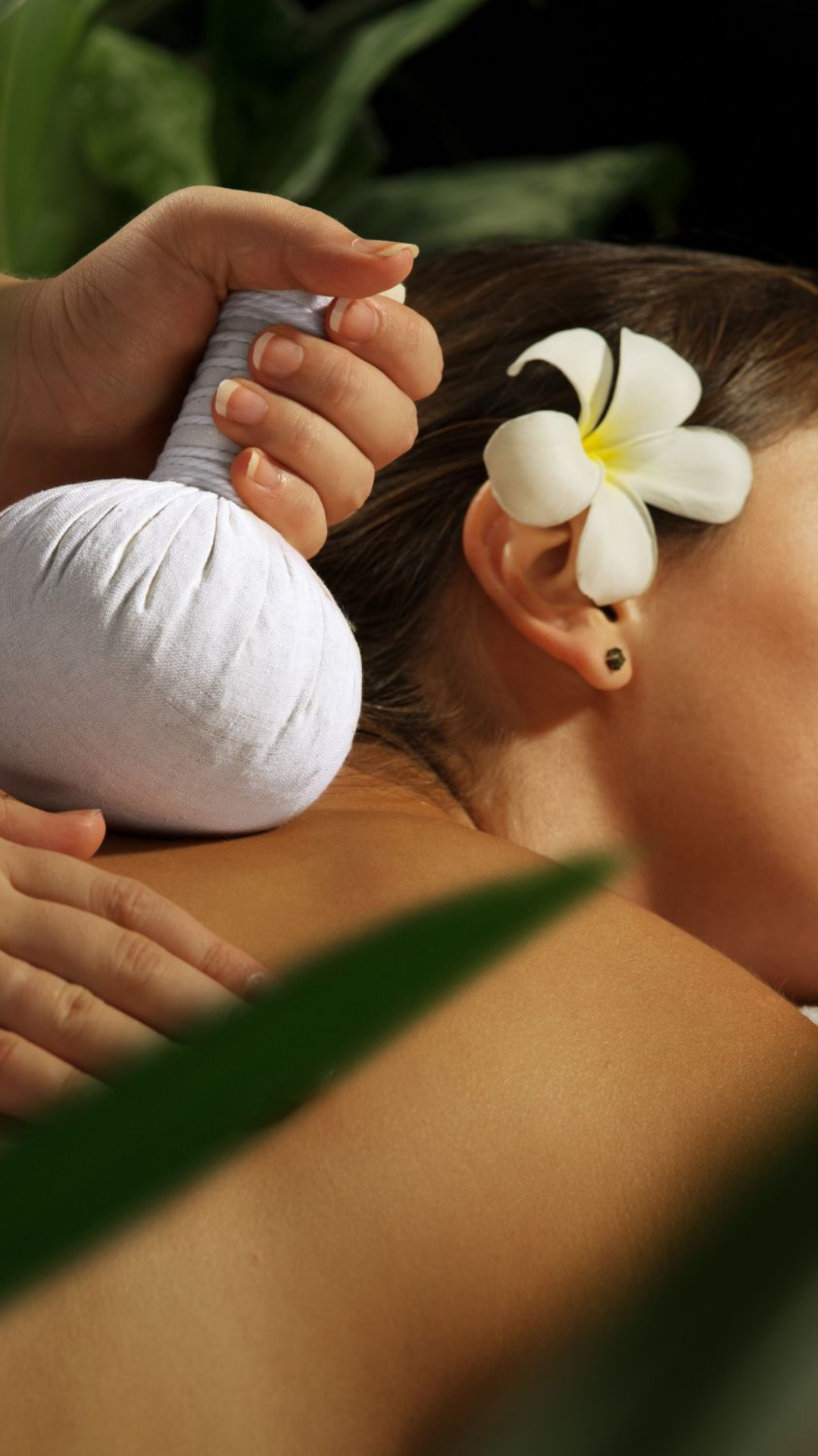Best Panchakarma treatments in Burke VA featuring an Ayurvedic herbal therapy session with traditional wellness techniques, natural ingredients, and holistic relaxation practices.